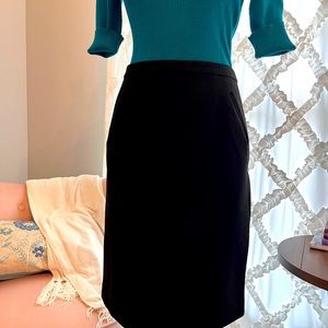 Ann Taylor LOFT Black Pencil Skirt